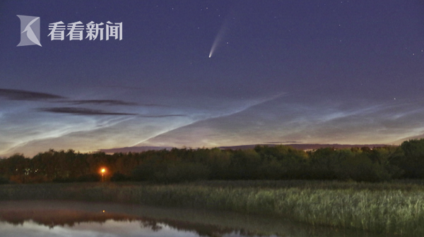 尼欧怀兹彗星划过北半球 好好活着去看看这个神秘又美丽的宇宙