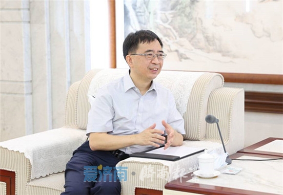孙立成孙述涛会见中科院院士、中国科大常务副校长潘建伟