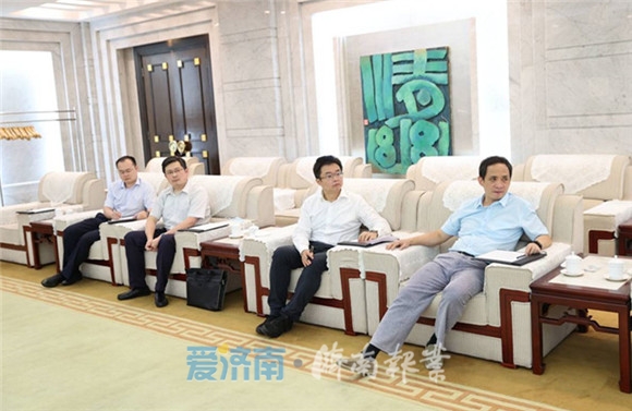 孙立成孙述涛会见中科院院士、中国科大常务副校长潘建伟